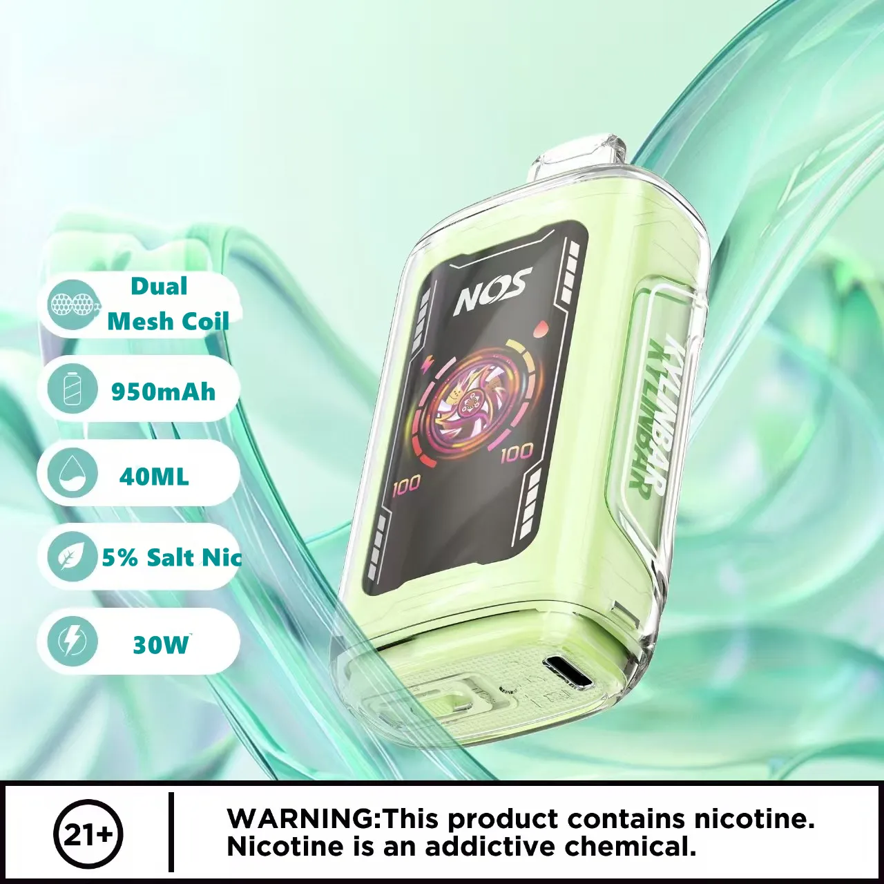 Kylinbar NOS 50000 Puff Disposable Vape